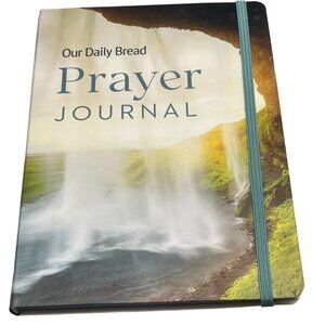 Prayer journal book our daily bread softcover string hold waterfall paper READ